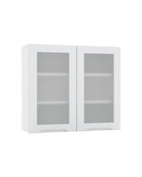 Glashängeschrank WS80 P/L – Zivora – Elegante Wandlösung – Ansicht 4