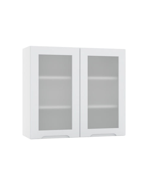 Glashängeschrank WS80 P/L – Zivora – Elegante Wandlösung – Ansicht 4