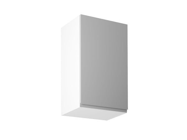 Hängeschrank 45 cm – Velmora G45 Grau/Hochglanz