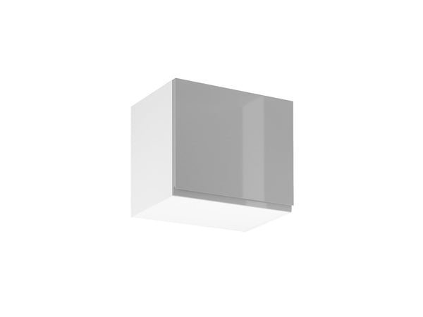 Hängeschrank 50 cm – Velmora G50K Prawa Grau/Hochglanz