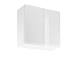 Hängeschrank 80 cm – Velmora G80 – Weiß / Hochglanz