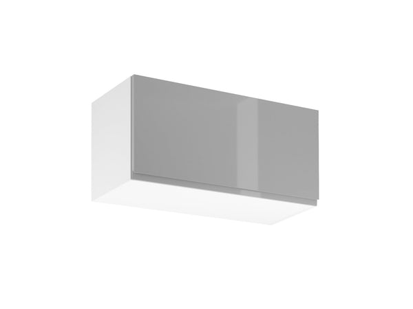 Hängeschrank 80 cm – Velmora G80K Grau/Hochglanz