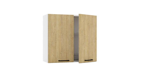 Hängeschrank mit Geschirrtrockner W80SU – Dnoria – Moderne Küchen Ästhetik – Ansicht 3