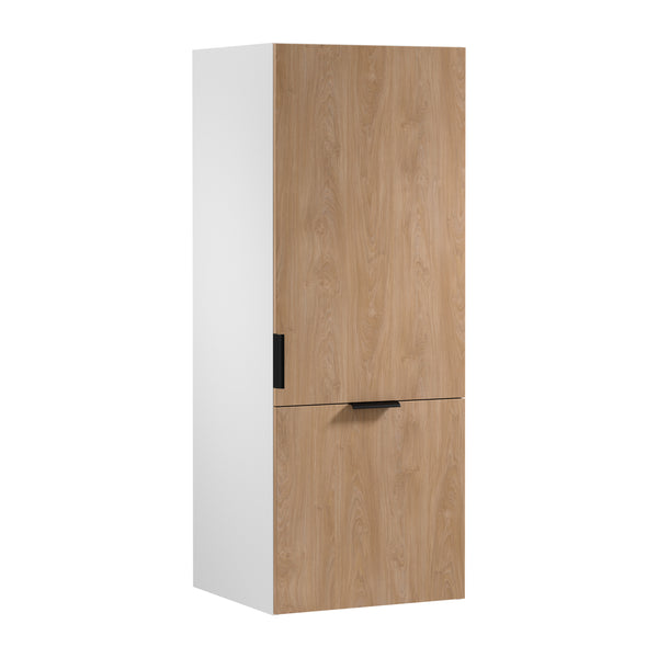 Aufsatzschrank N60N – Sorento Weiß Sonoma Eiche – Für eine gute Organisation Ihrer Küchenutensilien.