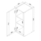 Hängeschrank W30 P/L – Dnoria – Elegante Küchen Harmonie – Ansicht 5
