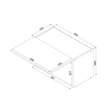 Hängeschrank W60OKGR – Zivora – Zeitlose Küchen Eleganz – Ansicht 5