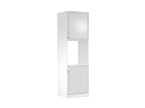 Herdumbauschrank D60P-P/L – Sycylia Weiß – Funktionalität und Design vereint