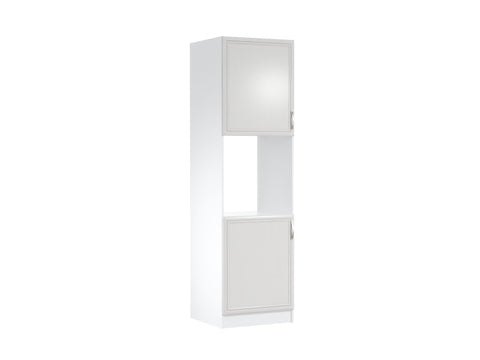 Herdumbauschrank D60P-P/L – Sycylia Weiß – Funktionalität und Design vereint. – Ansicht 2