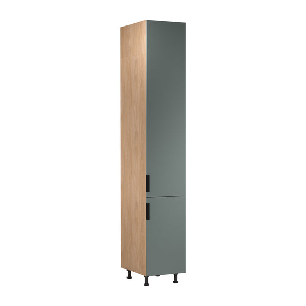 Hochschrank D40SPWN P/L – Sorento Grün Sonoma Eiche – Maximale Ordnung, minimaler Platzverbrauch.