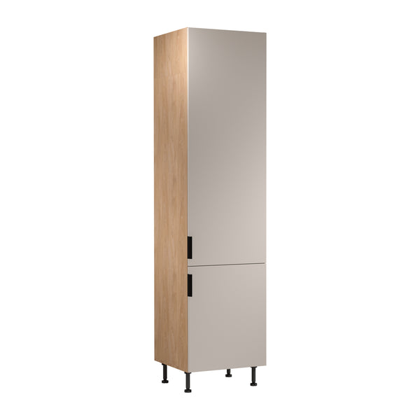 Hochschrank D60T P/L AX – Sorento Beige Sonoma Eiche – Langlebig und pflegeleicht.