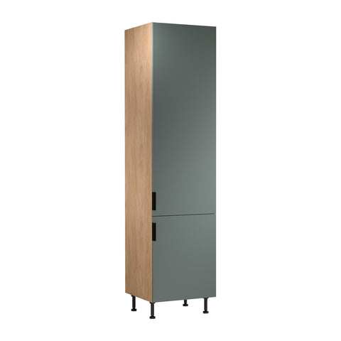 Hochschrank D60T P/L AX – Sorento Grün Sonoma Eiche – Stauraum in der Höhe optimal genutzt