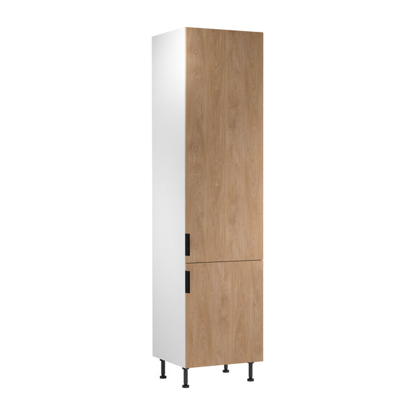 Hochschrank D60T P/L AX – Sorento Weiß Sonoma Eiche