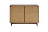 Kommode Yorvi Walnuss Villa 118,2 × 83,8 × 40 cm mit 1 Tür und 3 Schubladen – Ansicht 4