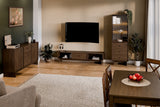 Kommode Yorvi Walnuss Villa 176,4 × 83,8 × 40 cm mit 2 Türen und 3 Schubladen – Ansicht 7