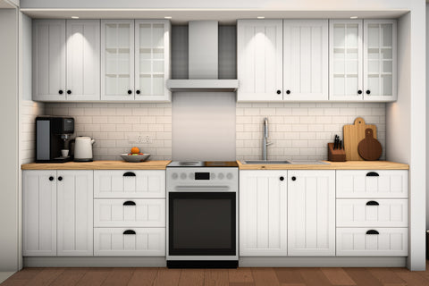 Küche Provence K3-G260 Standard – Hauptzeile frontal, geschlossen