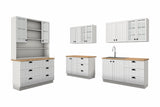 Küche Provence K3-G260 Standard – freigestellt, Ansicht von rechts
