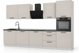 Küchenzeile Dnoria – 300 cm – KS42-G300 – Foto 2 (Beige Matt)