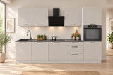 Küchenzeile Dnoria – 300 cm – KS42-G300 – Foto 3 (Beige Matt)