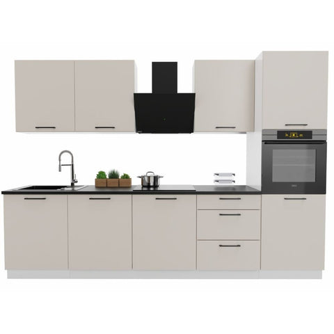 Küchenzeile Dnoria – 300 cm – KS42-G300 – Foto 4 (Beige Matt)