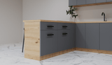 Küchenzeile – K106-G860 – Nexa Beige – Design für höchste Ansprüche – Ansicht 2