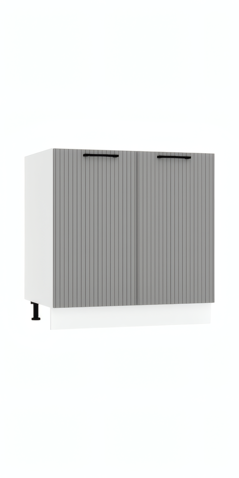 Küchenzeile KS29-G390x260 – Kendro & Morvex Grau – Effiziente Raumnutzung mit Stil – Ansicht 12