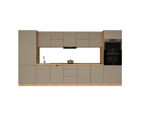 Küchenzeile Nexa – 420 cm – KL12-M420 – Foto 2 (Beige Matt)
