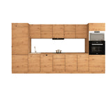 Küchenzeile Nexa – 420 cm – KL12-M420 – Foto 2 (Woodline)