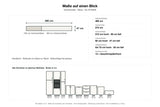 Maße Küchenzeile Nexa KL16-M320: Stellmaß 480 cm