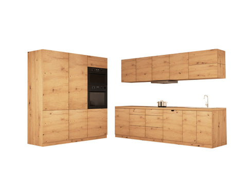Küchenzeile Nexa – 480 cm – KL16-M320 – Foto 2 (Woodline)