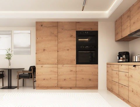 Küchenzeile Nexa – 480 cm – KL16-M320 – Foto 3 (Woodline)