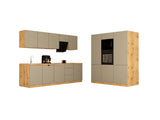 Küchenzeile Nexa – 460 cm – KL17-M300 – Foto 2 (Beige Matt)