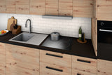 Küchenzeile Nexa Woodline & Artisan-Eiche – 360 cm – KÜ-LANG-002 – Kochbereich