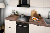 Küchenzeile Sorento Beige & Dunkle Eiche – 240 cm – KÜ-SORENTOB-001 – Kochbereich