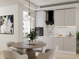Küchenzeile Sorento – 240 cm – KU-S21 – Foto 3 (Beige / Korpus Weiß)