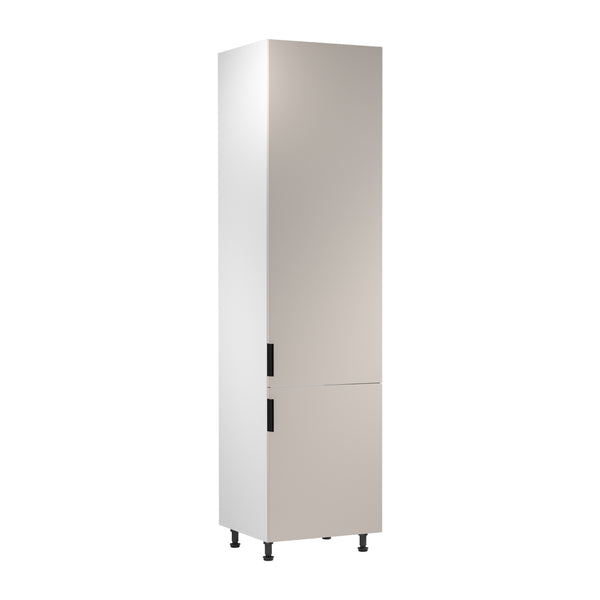 Kühlumbauschrank D60ZLN P/L – Sorento Weiß Beige – Perfekte Integration für Ihren Kühlschrank.