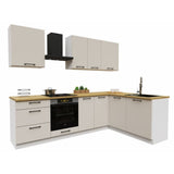 L-Küche Dnoria – 260 × 170 cm – KS41-G260 – Foto 4 (Beige Matt)