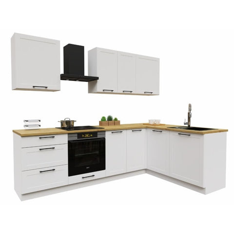 L-Küche Elvara Weiß Matt – 260 × 170 cm – KS39-G260 – Foto 5 (Weiß Matt)