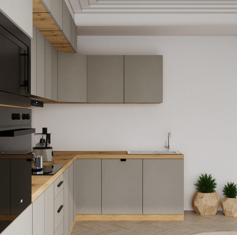 L-Küche Nexa – 360 × 200 cm – KL10-M360 – Foto 3 (Beige Matt)