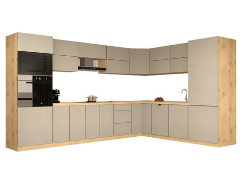 L-Küche Nexa – 360 × 260 cm – KL11-M360 – Foto 2 (Beige Matt)