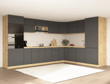 L-Küche Nexa – 360 × 260 cm – KL11-M360 – Foto 1 (Grau Matt)