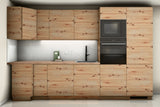 L-Küche Nexa Woodline & Artisan-Eiche – 330 × 270 cm – KÜ-NEXA-003 – Wand A frontal