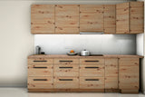 L-Küche Nexa Woodline & Artisan-Eiche – 330 × 270 cm – KÜ-NEXA-003 – Wand B frontal