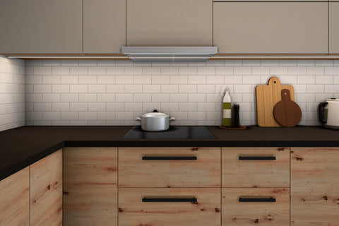 L-Küche Nexa Woodline & Beige – 330 × 210 cm – K24-G210 – Kochbereich