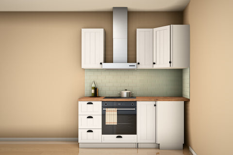 L-Küche Provence Andersen Kiefer – 270 × 190 cm – KÜ-PROV-001 – Wand B frontal