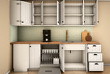 L-Küche Provence Andersen Kiefer – 270 × 190 cm – KÜ-PROV-001 – Wand A geöffnet, frontal