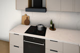 L-Küche Sorento Beige & Sonoma Eiche – 359 × 239 cm – KÜ-SORENTOS-001 – Kochbereich