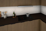 L-Küche Sorento Dunkle Eiche – 399 × 299 cm – KÜ-SOREN-010 – Kochbereich