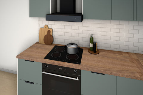 L-Küche Sorento Grün & Weiß – 319 × 244 cm – KÜ-SORENTO6-001 – Kochbereich