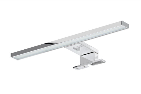 LED-Leuchte für Badspiegel Chrom – Höhe 10 cm, Tiefe 4 cm – Ansicht 3