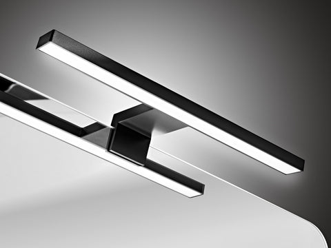 LED-Leuchte für Badspiegel Schwarz matt – Länge 30 cm (Art.-Nr. CO-P-000482) – Ansicht 2